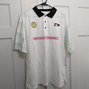 Driveway Paradise Vintage Sports Polo - White - L